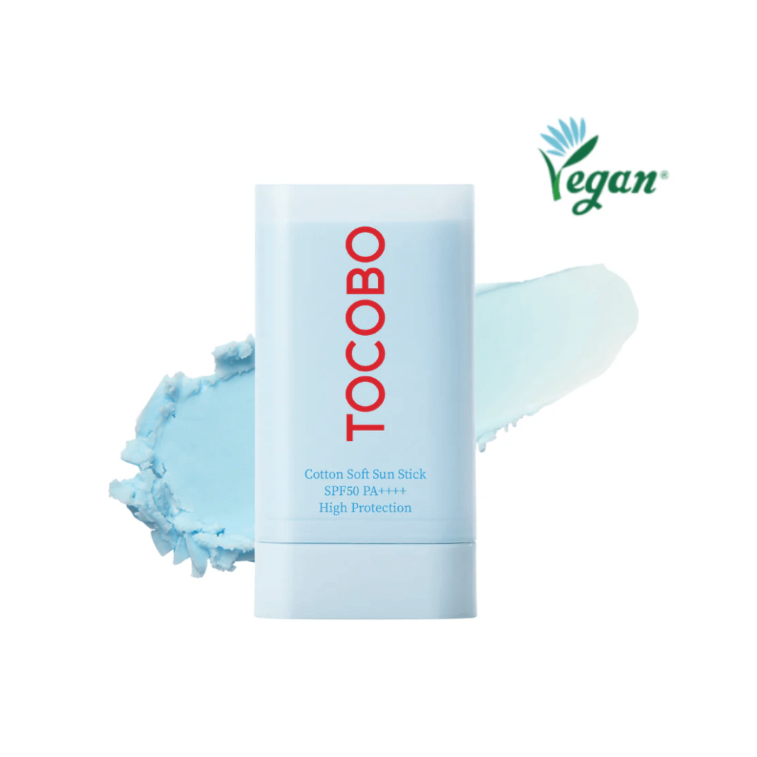 Protector Solar en Barra Vegano Cotton Soft SPF50 PA++++ - TOCOBO